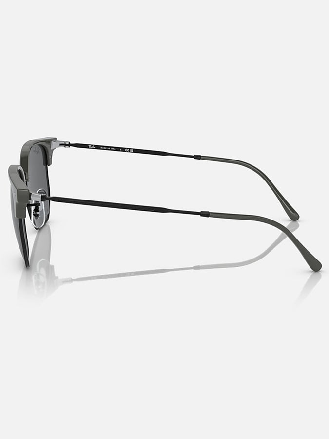Ray Ban 2024 New Clubmaster Grey On Black/Grey Classic Sunglasses | GREY ON BLACK/GREY