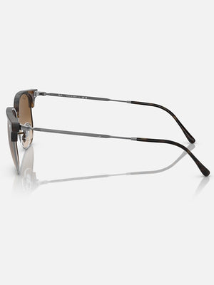 Ray Ban 2024 New Clubmaster Havana On Gunmetal/Brown Gradient Sunglasses