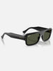 Ray Ban Lukas Polished Black/Green Sunglasses