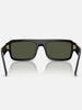 Ray Ban Lukas Polished Black/Green Sunglasses