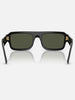 Ray Ban Lukas Polished Black/Green Sunglasses