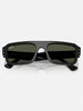 Ray Ban Lukas Polished Black/Green Sunglasses