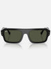 Ray Ban Lukas Polished Black/Green Sunglasses