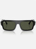 Ray Ban Lukas Polished Black/Green Sunglasses