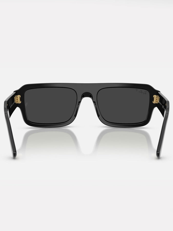Ray-Ban Flacko Polished Black/Black Polarized Sunglasses | POLISHED BLACK/BLACK
