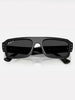 Ray-Ban Flacko Polished Black/Black Polarized Sunglasses