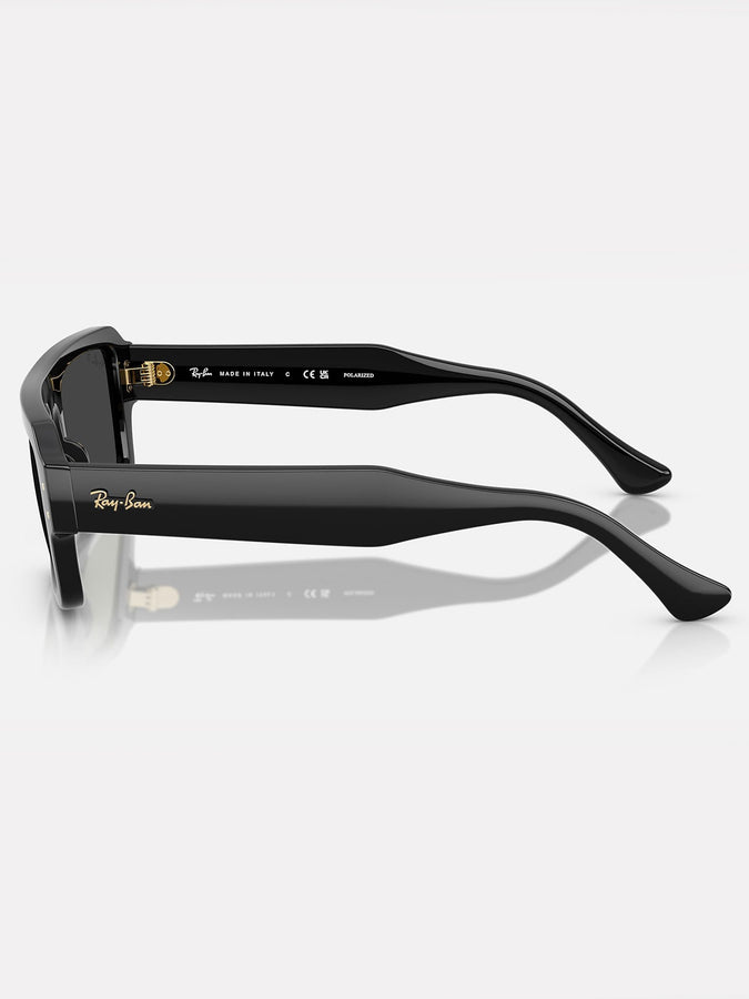 Ray-Ban Flacko Polished Black/Black Polarized Sunglasses | POLISHED BLACK/BLACK