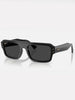 Ray-Ban Flacko Polished Black/Black Polarized Sunglasses