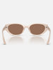 Ray-Ban RB4457 Bio-Based Opal Beige/Dark Brown Sunglasses