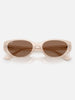 Ray-Ban RB4457 Bio-Based Opal Beige/Dark Brown Sunglasses