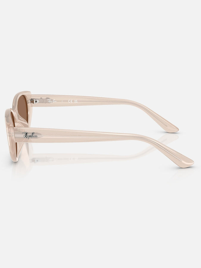 Ray-Ban RB4457 Bio-Based Opal Beige/Dark Brown Sunglasses | OPAL BEIGE/DARK BROWN
