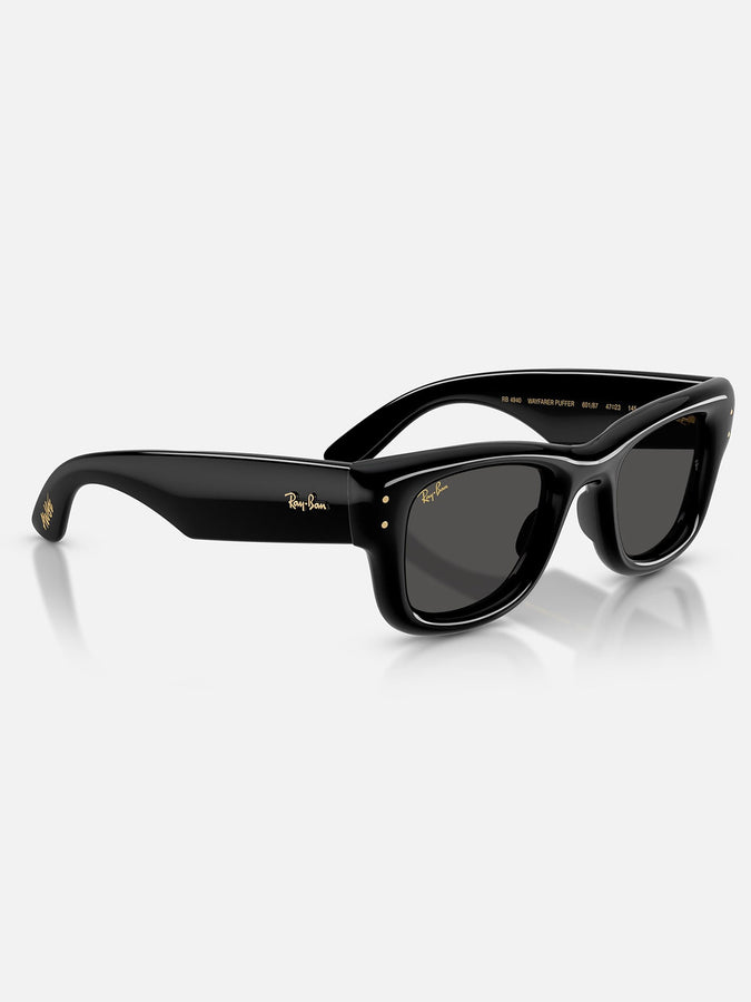 Ray-Ban x Asap Rocky Wayfarer Puffer Black/Black Sunglasses | BLACK/ULTRA BLACK