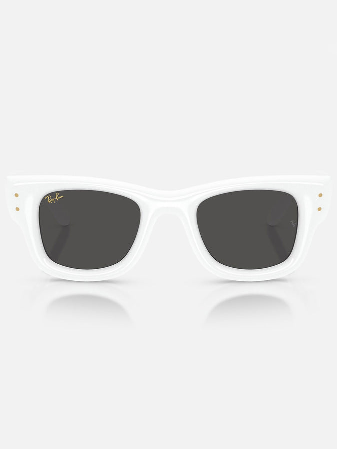 Ray Ban Wayfarer Puffer White/Black x Asap Rocky Sunglasses | WHITE/ULTRA BLACK