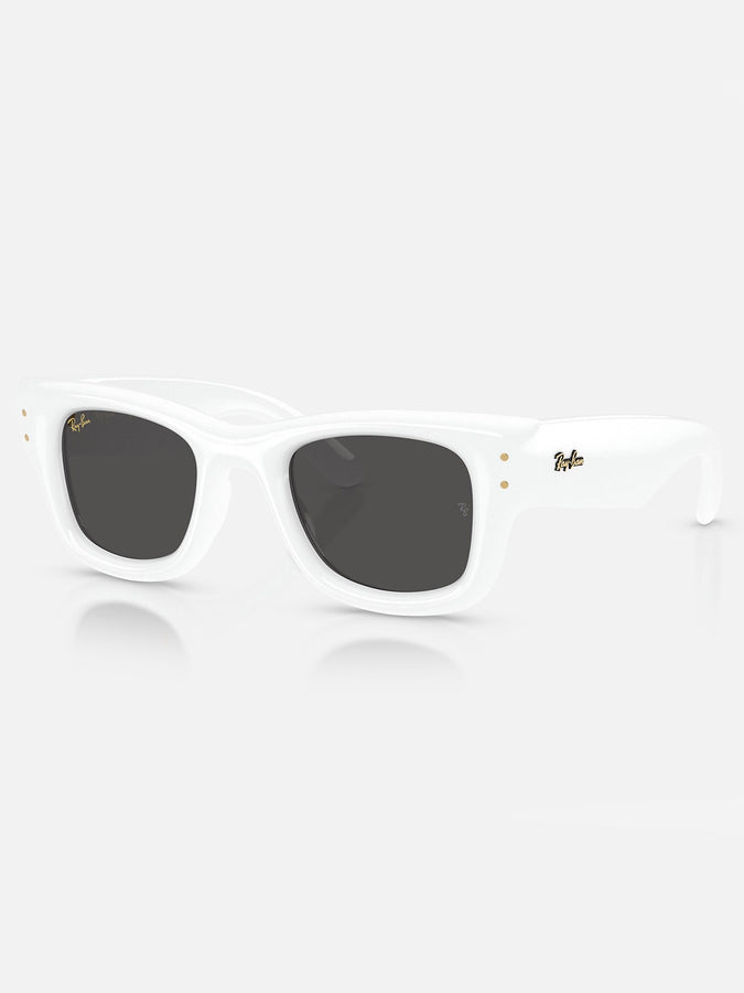Ray Ban Wayfarer Puffer White/Black x Asap Rocky Sunglasses | WHITE/ULTRA BLACK