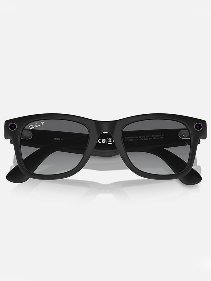 Ray-Ban Wayfare Meta Matte Black/Graphite Sunglasses | MATTE BLACK/GRAPHITE