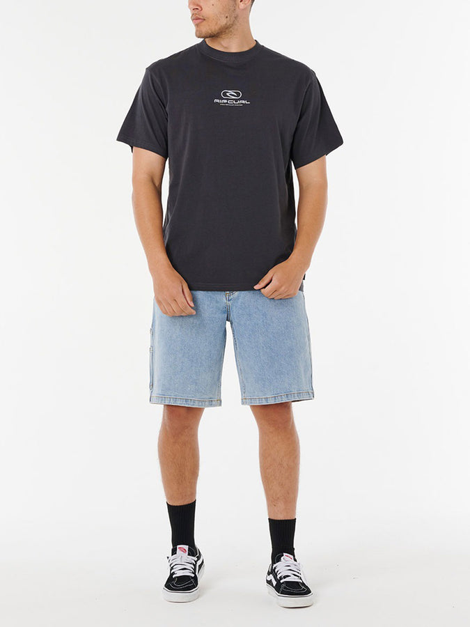 Rip Curl Pill Icon T-Shirt Fall 2025 | WASHED BLACK (8264)