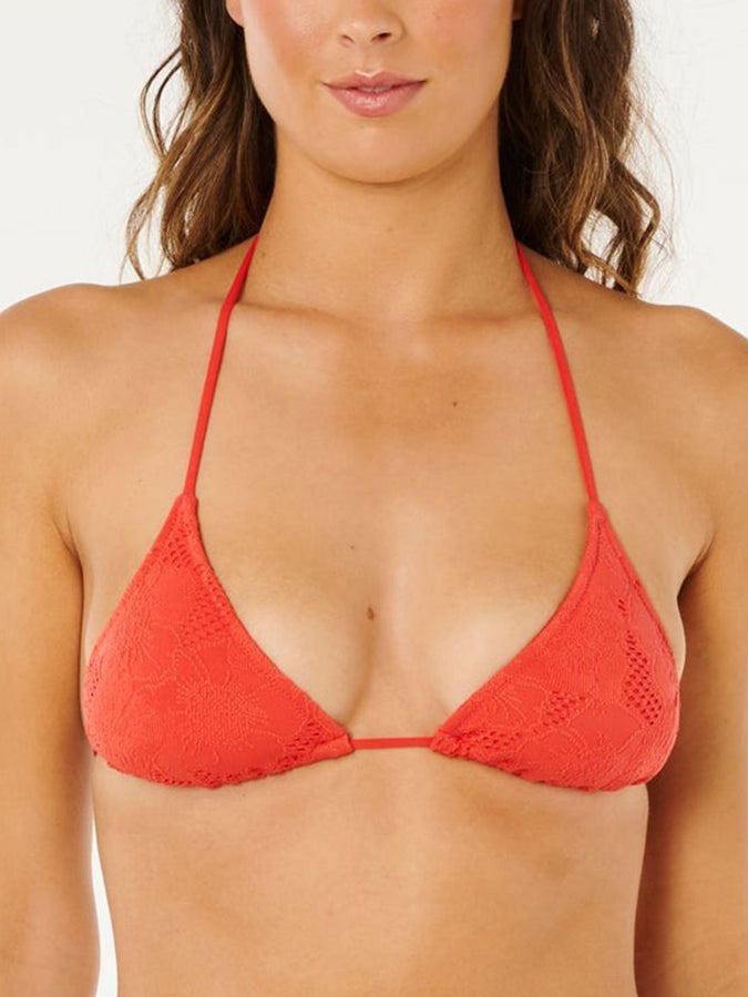 Rip Curl Oasis Sliding Tri Bikini Top Spring 2026 | RED (0040)
