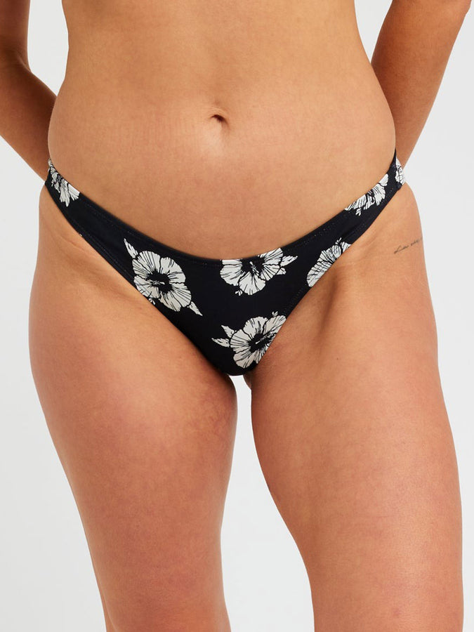 Rip Curl Party Wave Full Bikini Bottom Spring 2026 | BLACK/WHITE (0431)