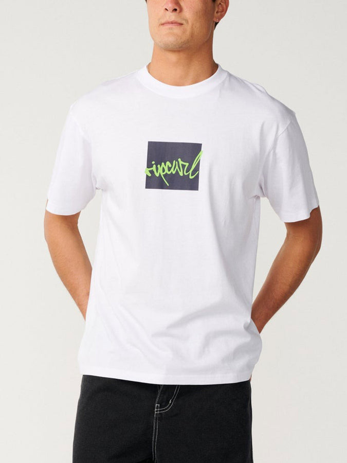Rip Curl Rip Script Icon T-Shirt Fall 2026 | WHITE (1000)