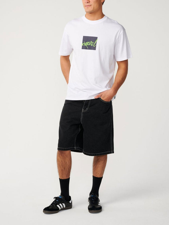 Rip Curl Rip Script Icon T-Shirt Fall 2026 | WHITE (1000)