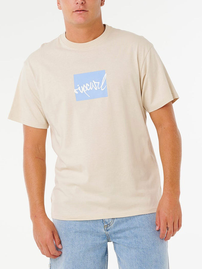 Rip Curl Rip Script Icon T-Shirt Spring 2026 | VINTAGE WHITE (8861)