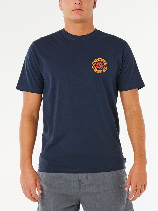 Rip Curl Pacific Rinse Circle T-Shirt Spring 2026 | DARK NAVY (0291)