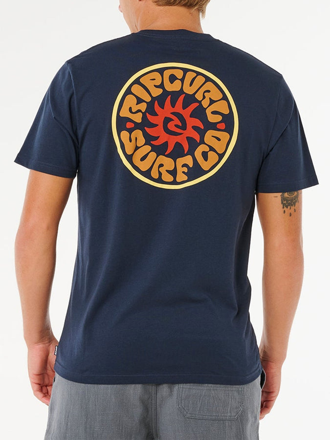 Rip Curl Pacific Rinse Circle T-Shirt Spring 2026 | DARK NAVY (0291)