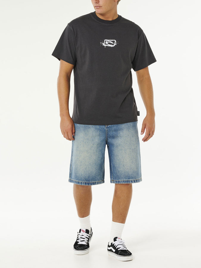 Rip Curl Medina Inner Visions Spray T-Shirt Spring 2026 | WASHED BLACK (8264)