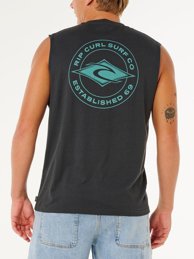 Rip Curl Staple Muscle Tank Top Spring 2026 | WASHED BLACK (8264)