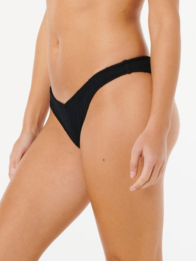 Rip Curl Vibe Surf High Cheeky Bikini Bottom Spring 2026 | BLACK (0090)