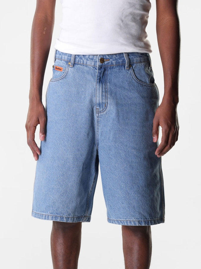 Butter Goods Baggy Denim Shorts Spring 2026 | WASHED INDIGO
