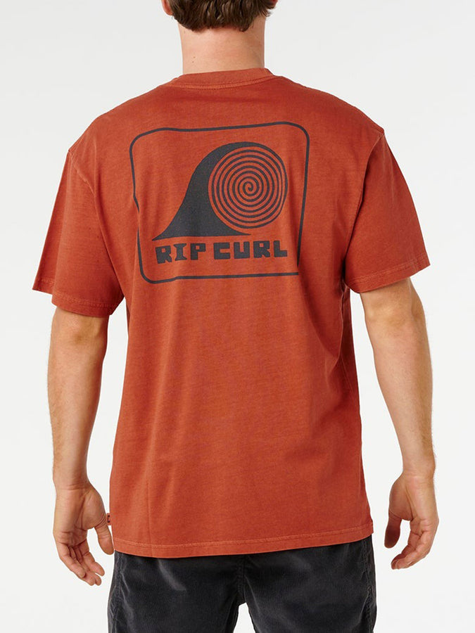 Rip Curl AOTS Rolling Wave T-Shirt Summer 2026 | BAKED CLAY (8643)
