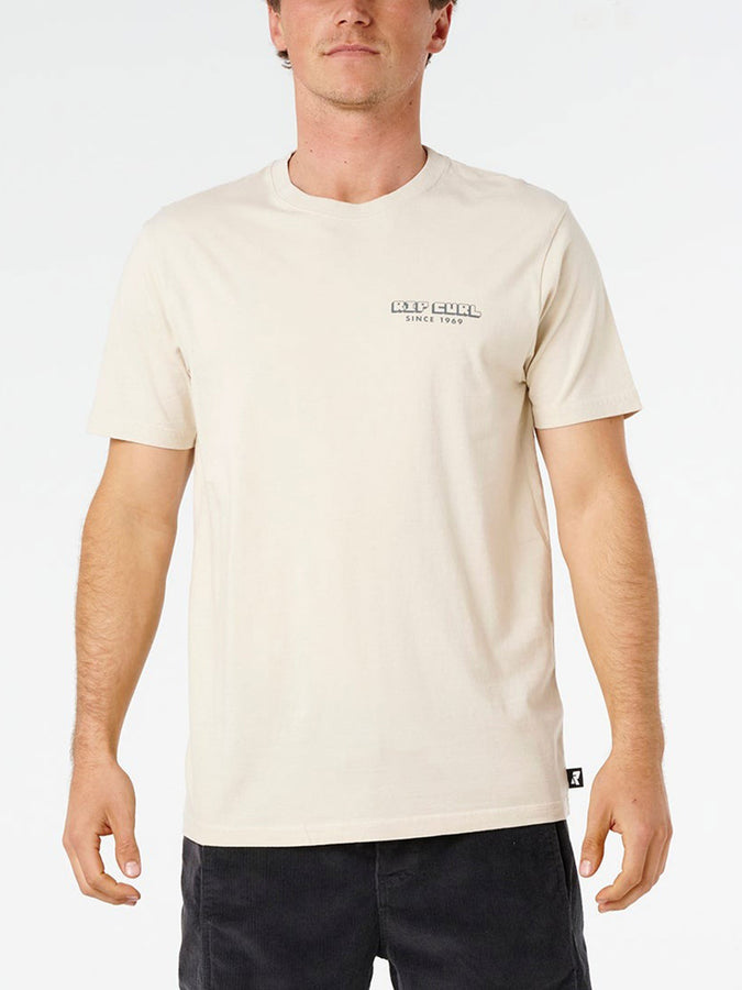 Rip Curl AOTS Sailboat T-Shirt Summer 2026 | VINTAGE WHITE (8861)