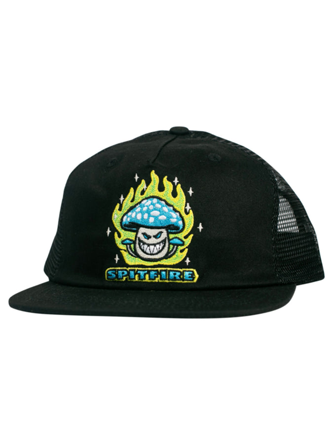 Spitfire Mushroom Bighead Snapback Hat | BLACK/BLUE/GREEN