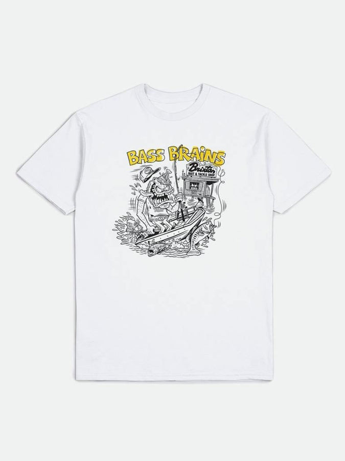 Brixton x Bass Brains Monster T-Shirt Spring 2024 | WHITE