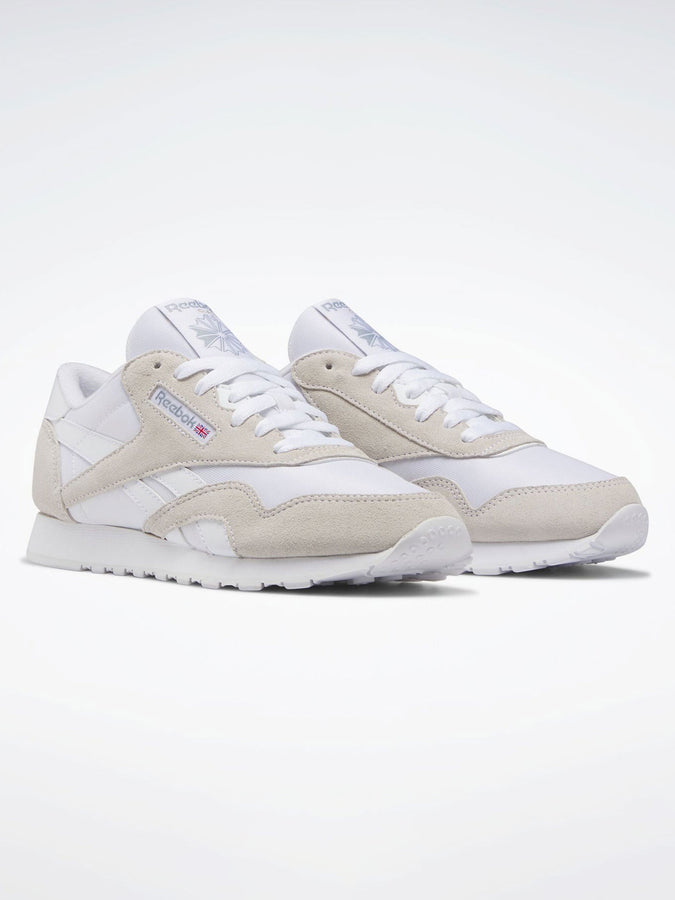 Reebok Classic Nylon White/White/White Shoes | WHITE/WHITE/WHITE