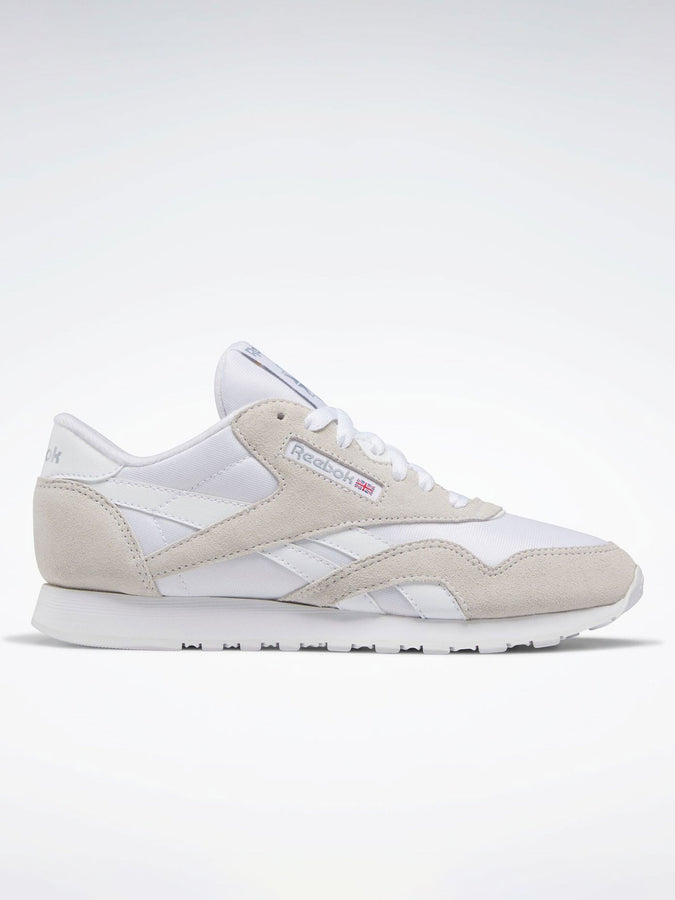 Reebok Classic Nylon White/White/White Shoes | WHITE/WHITE/WHITE