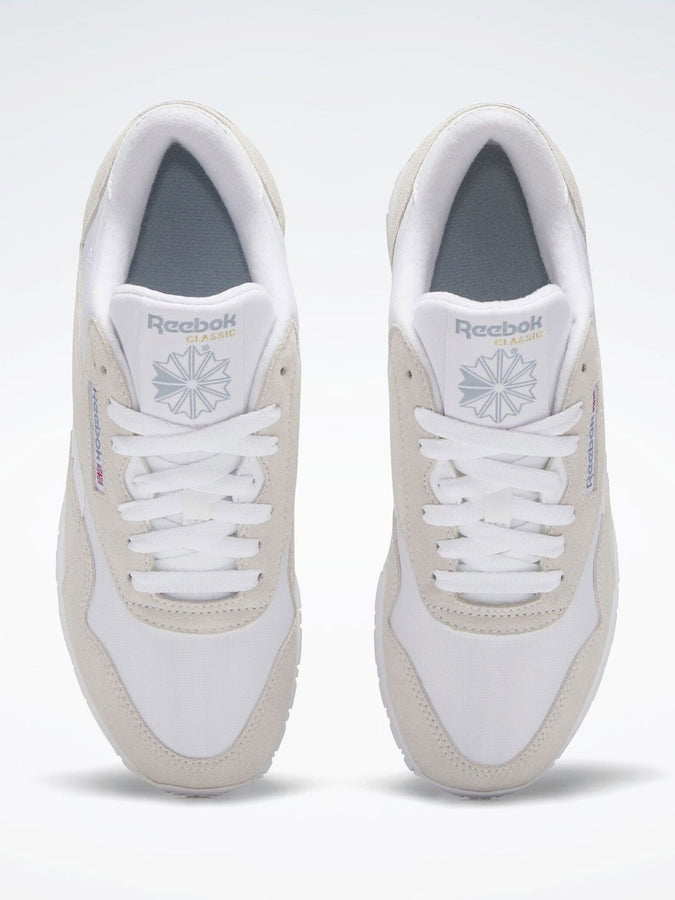 Reebok Classic Nylon White/White/White Shoes | WHITE/WHITE/WHITE