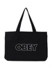Obey Outline Canvas Tote Bag