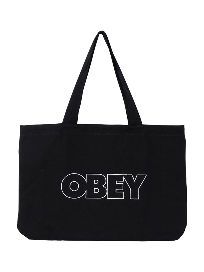Obey Outline Canvas Tote Bag | BLACK (BLK)
