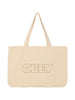 Obey Outline Canvas Tote Bag