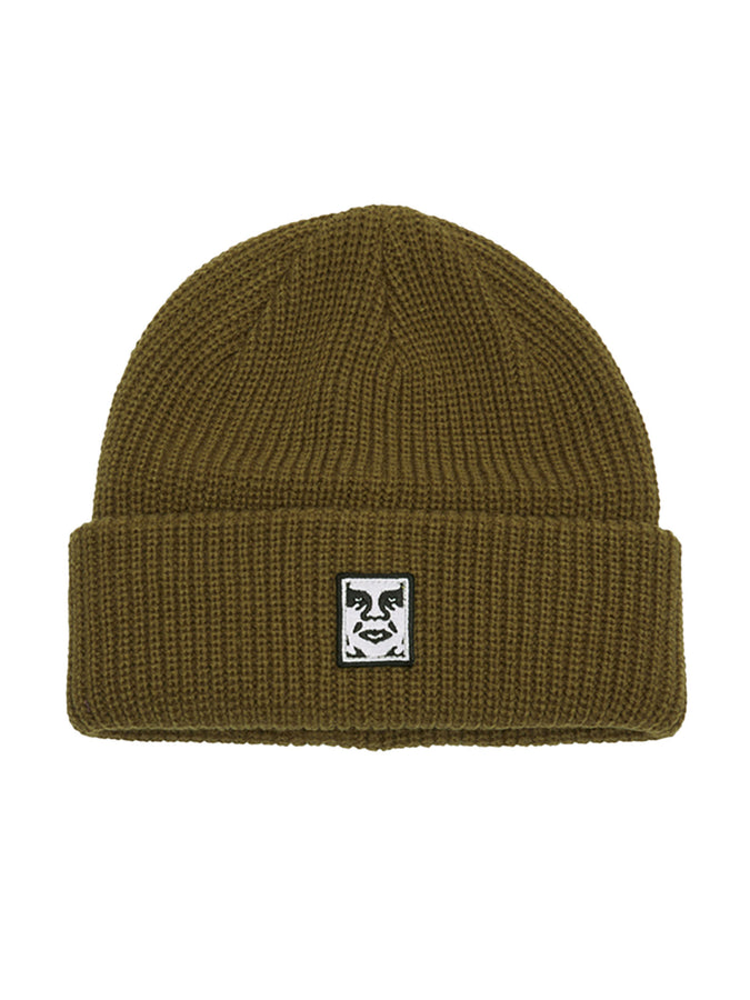Obey Icon Patch Cuff Beanie | DULL ARMY