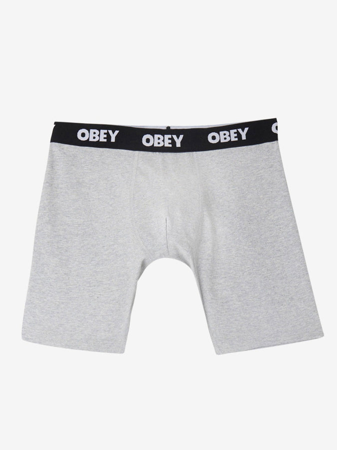 Obey Established Works 2 Pack Boxer | ASH GREY (AGRY)