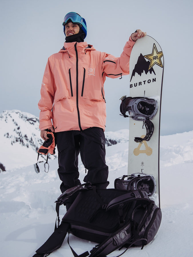 Burton [ak] GORE-TEX Hover Stretch Snowboard Jacket 2024 | REEF PINK (652)