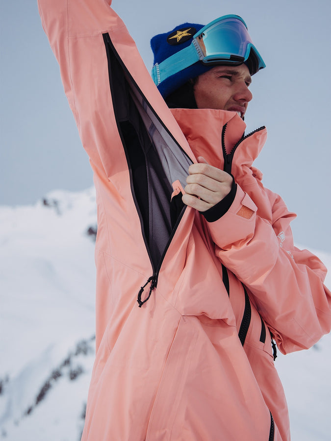 Burton [ak] GORE-TEX Hover Stretch Snowboard Jacket 2024 | REEF PINK (652)