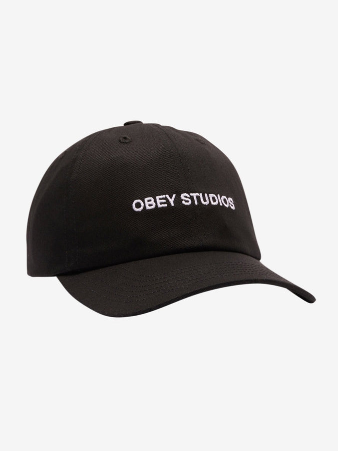 Obey Studios Strapback Hat Summer 2024 | BLACK (BLK)