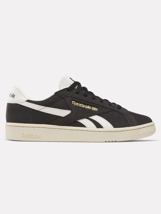 Reebok Club C Grounds UK Black/White/Chalk Shoes Fall 2025 | WASHED BLACK/PAPER WHITE/CHALK