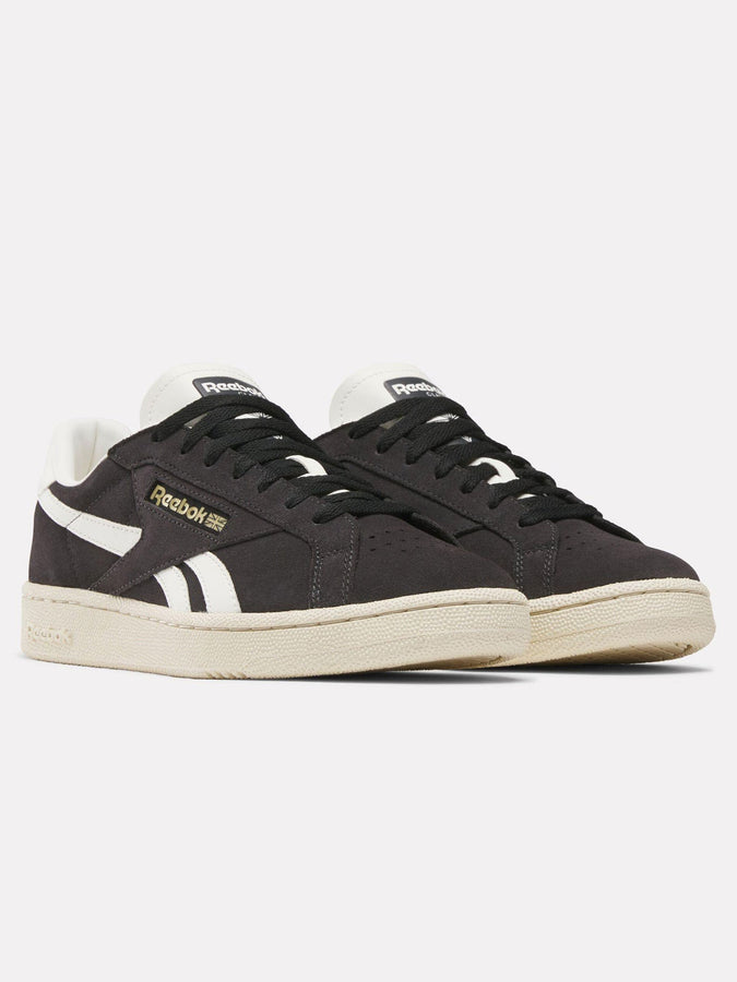 Reebok Club C Grounds UK Black/White/Chalk Shoes Fall 2025 | WASHED BLACK/PAPER WHITE/CHALK