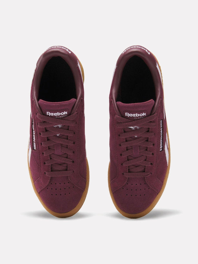 Reebok Club C Grounds Uk Black Cherry/Black Cherry/Dgtl Gleam Shoes Fall 2025 | BLK CHRRY/BLK CHRRY/DGTL GLEAM