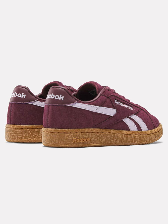 Reebok Club C Grounds Uk Black Cherry/Black Cherry/Dgtl Gleam Shoes Fall 2025 | BLK CHRRY/BLK CHRRY/DGTL GLEAM